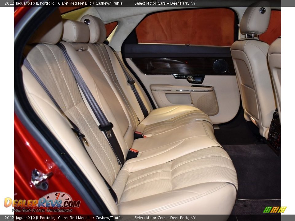 2012 Jaguar XJ XJL Portfolio Claret Red Metallic / Cashew/Truffle Photo #17