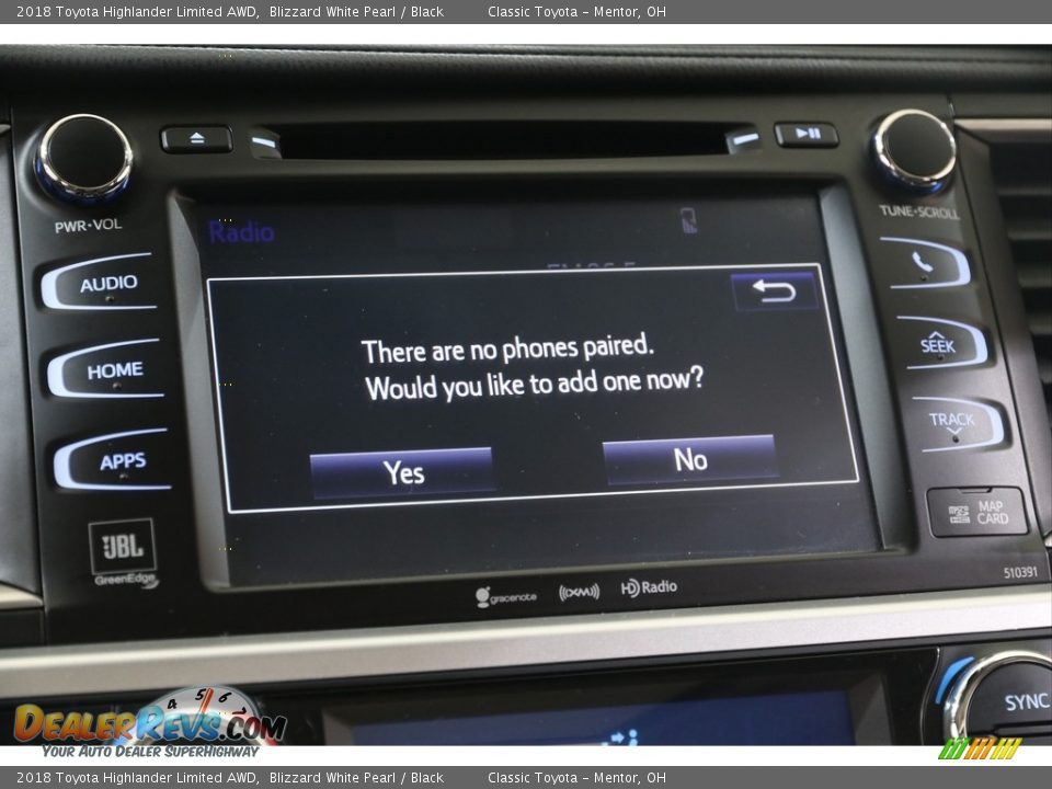 2018 Toyota Highlander Limited AWD Blizzard White Pearl / Black Photo #13