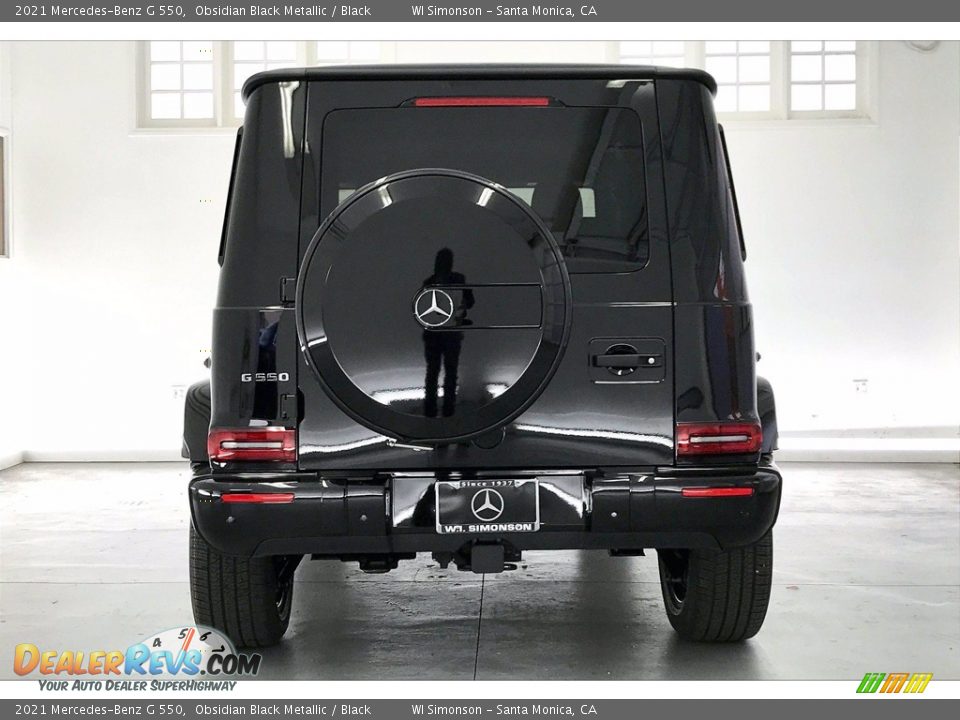 2021 Mercedes-Benz G 550 Obsidian Black Metallic / Black Photo #3