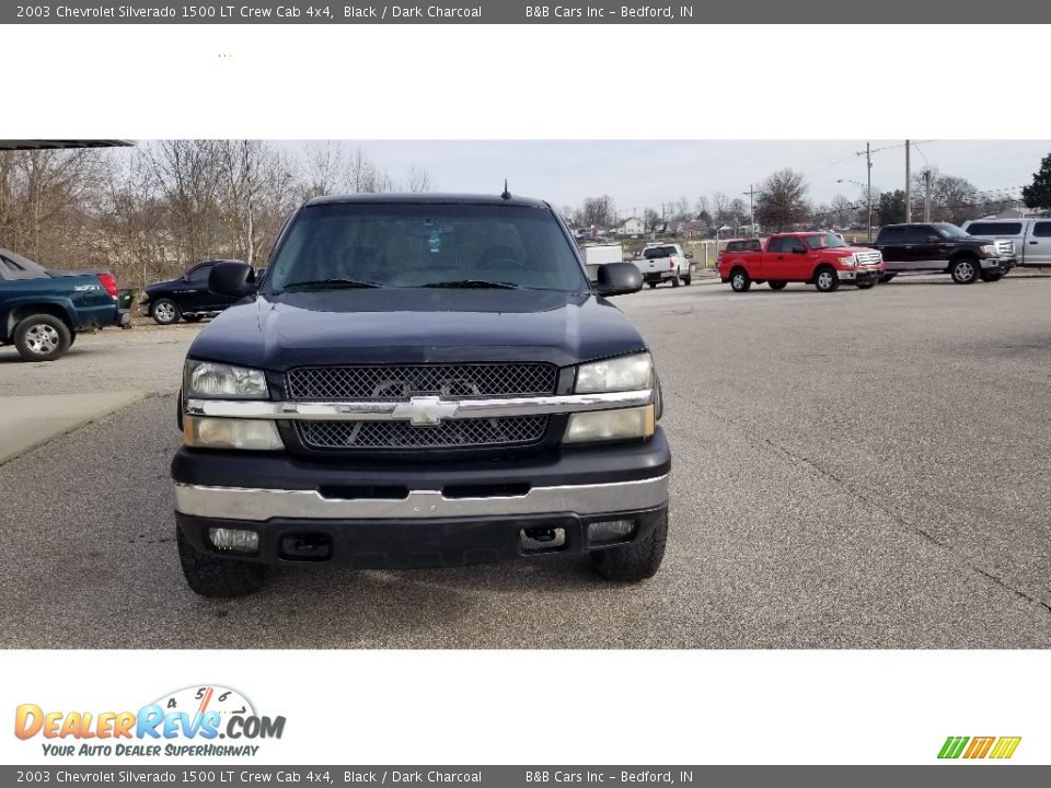 2003 Chevrolet Silverado 1500 LT Crew Cab 4x4 Black / Dark Charcoal Photo #8