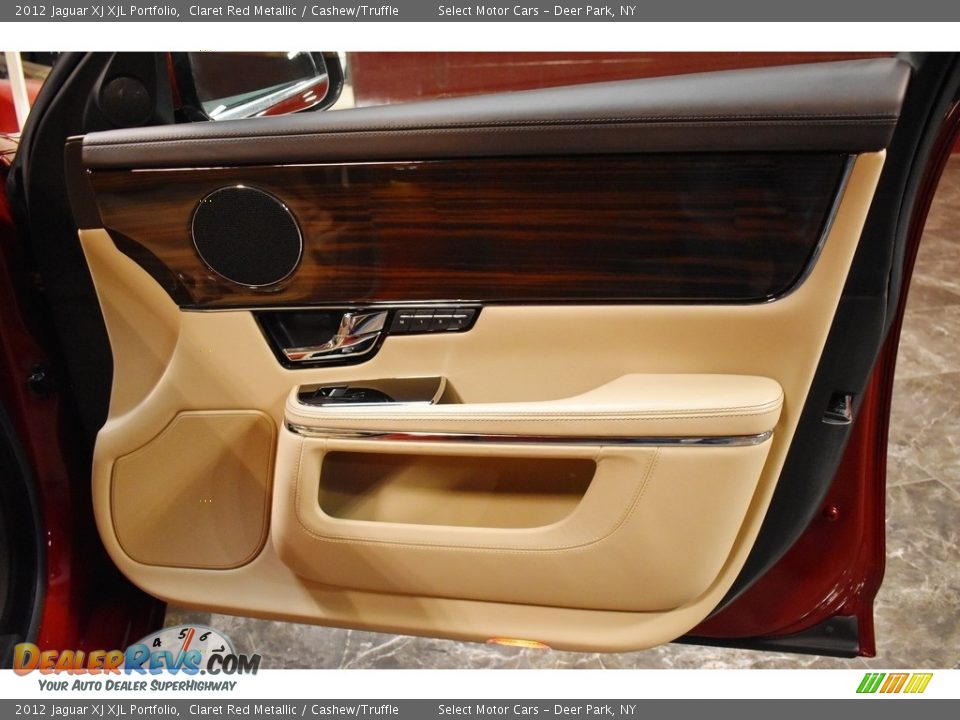 2012 Jaguar XJ XJL Portfolio Claret Red Metallic / Cashew/Truffle Photo #20