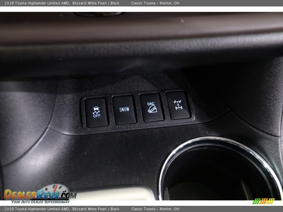2018 Toyota Highlander Limited AWD Blizzard White Pearl / Black Photo #17