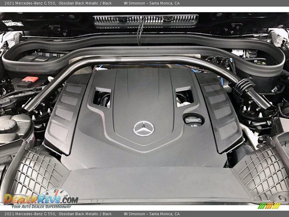2021 Mercedes-Benz G 550 Obsidian Black Metallic / Black Photo #8