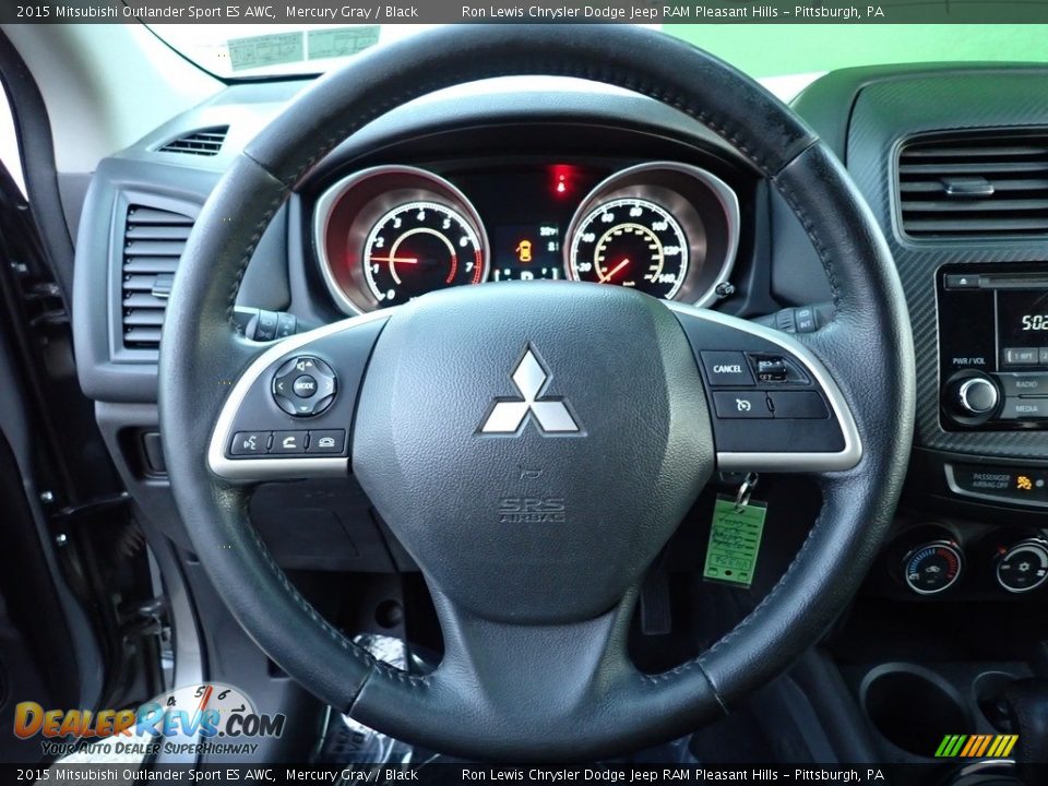 2015 Mitsubishi Outlander Sport ES AWC Steering Wheel Photo #17