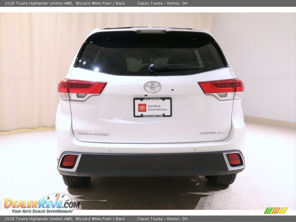 2018 Toyota Highlander Limited AWD Blizzard White Pearl / Black Photo #23