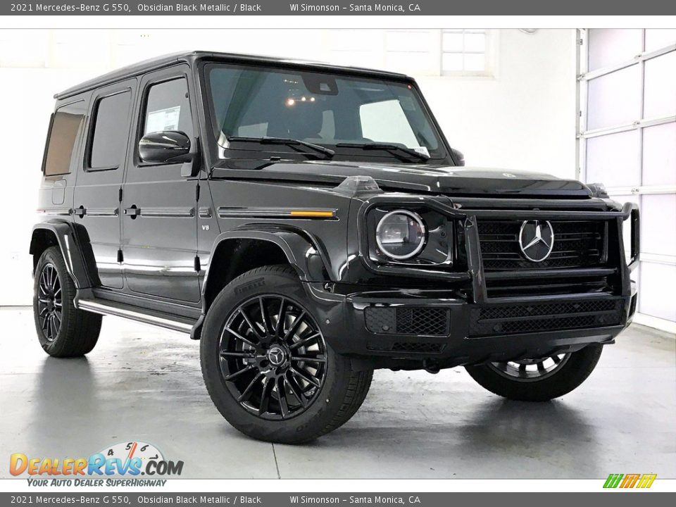 2021 Mercedes-Benz G 550 Obsidian Black Metallic / Black Photo #10