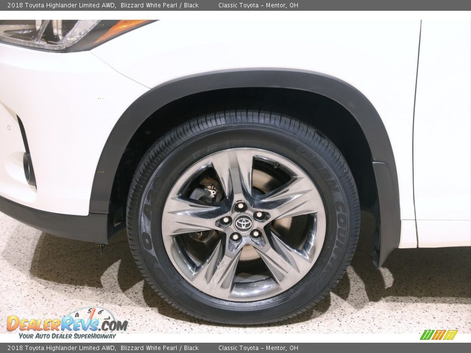 2018 Toyota Highlander Limited AWD Blizzard White Pearl / Black Photo #25
