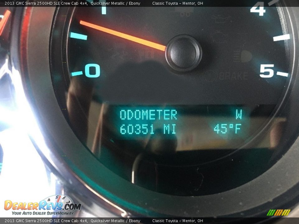 2013 GMC Sierra 2500HD SLE Crew Cab 4x4 Quicksilver Metallic / Ebony Photo #5