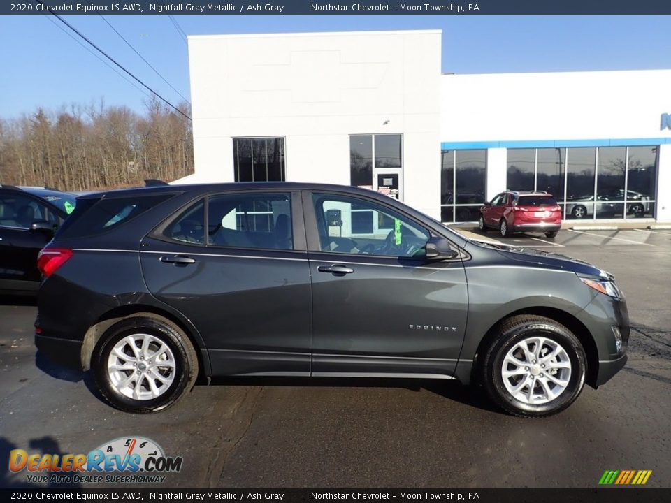 2020 Chevrolet Equinox LS AWD Nightfall Gray Metallic / Ash Gray Photo #7