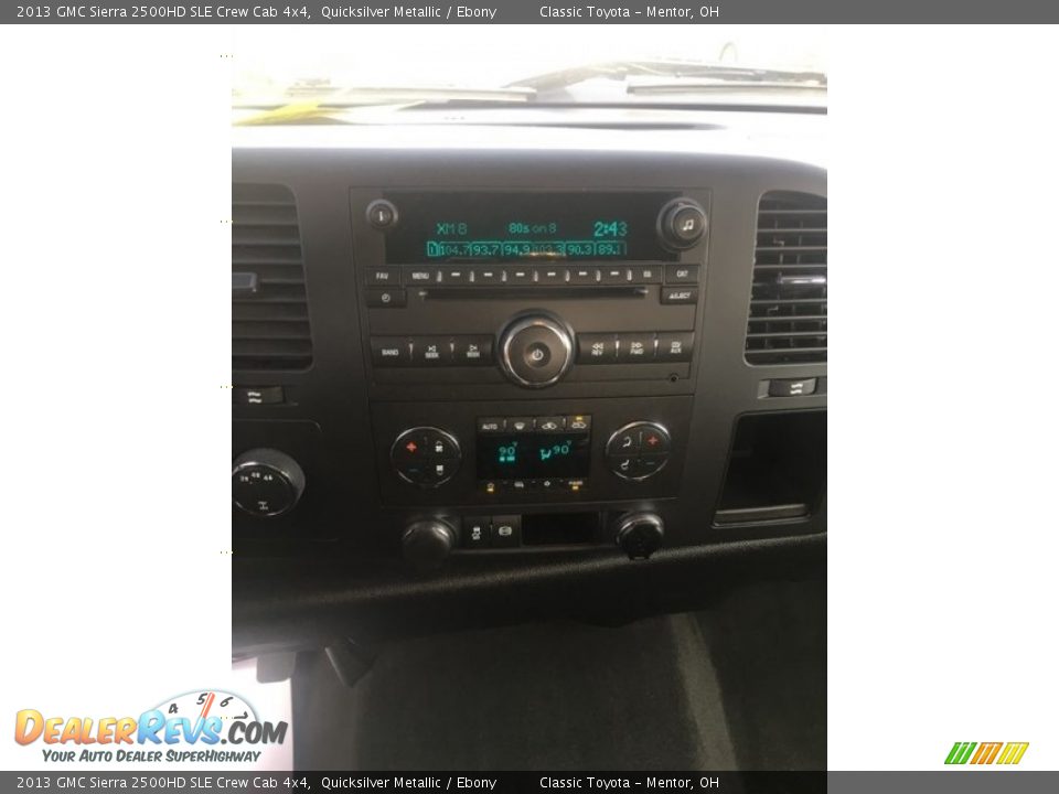 2013 GMC Sierra 2500HD SLE Crew Cab 4x4 Quicksilver Metallic / Ebony Photo #6