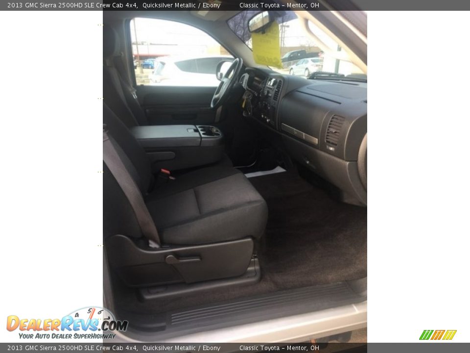 2013 GMC Sierra 2500HD SLE Crew Cab 4x4 Quicksilver Metallic / Ebony Photo #7