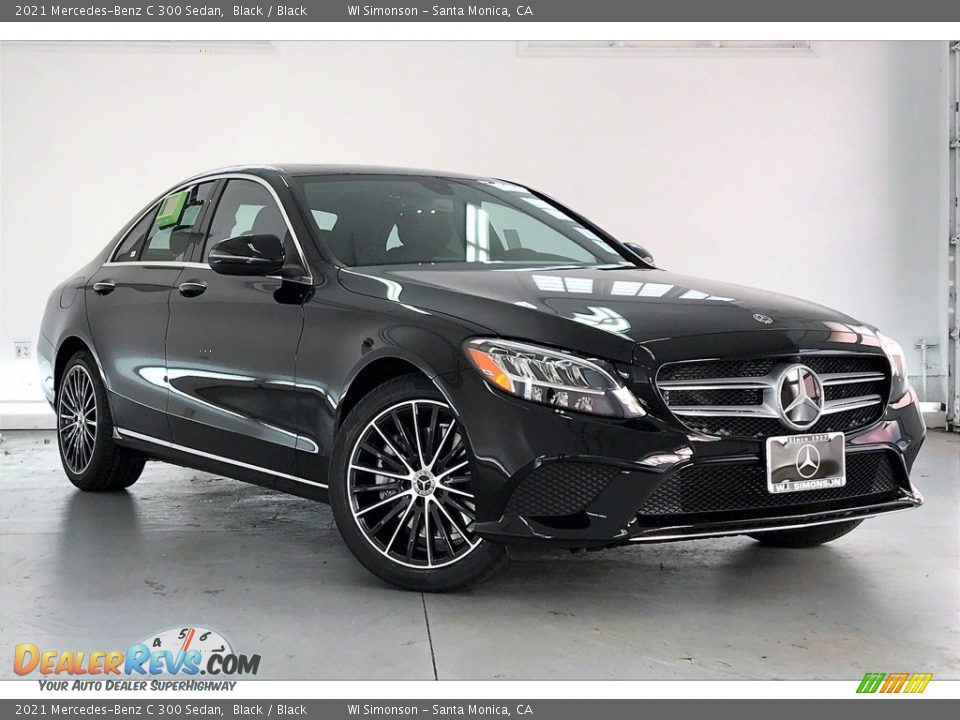 2021 Mercedes-Benz C 300 Sedan Black / Black Photo #10