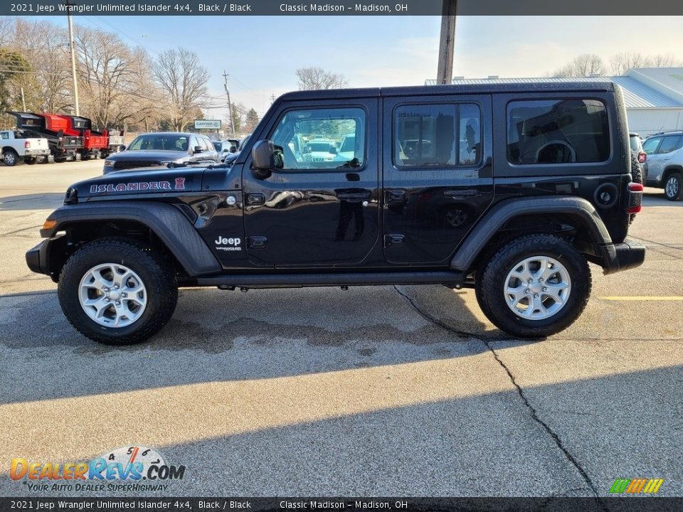 2021 Jeep Wrangler Unlimited Islander 4x4 Black / Black Photo #8