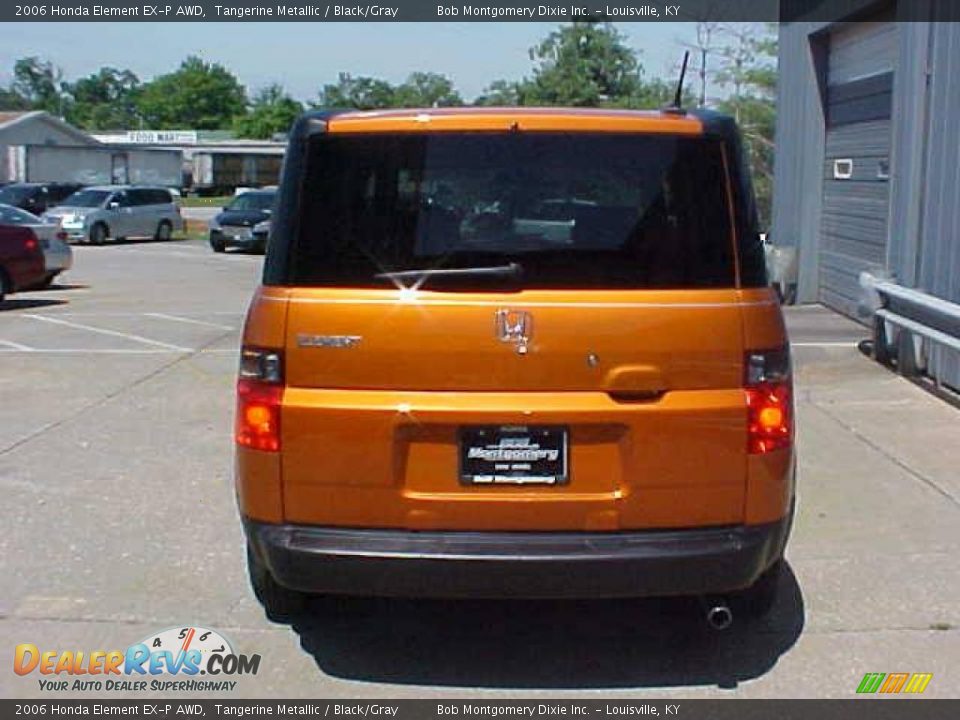 2006 Honda Element EX-P AWD Tangerine Metallic / Black/Gray Photo #8