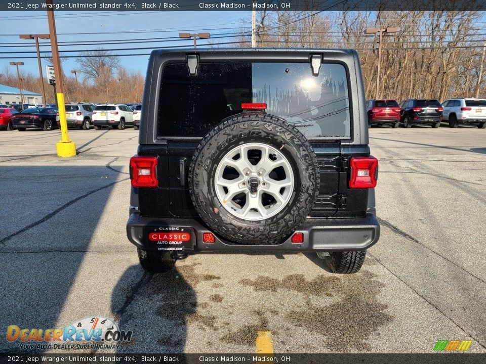 2021 Jeep Wrangler Unlimited Islander 4x4 Black / Black Photo #10