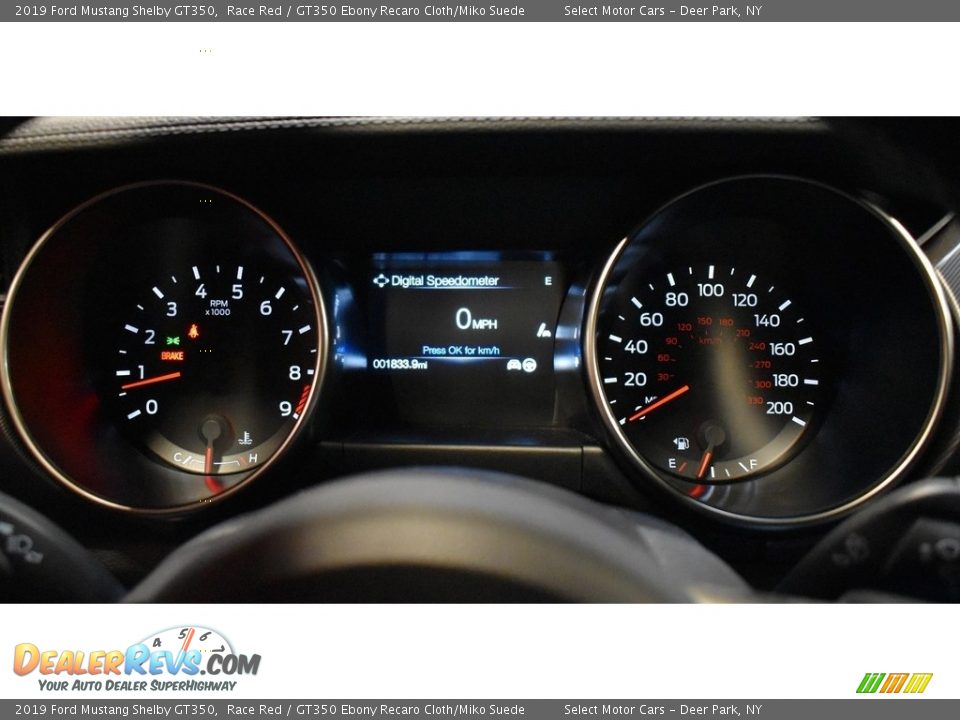2019 Ford Mustang Shelby GT350 Gauges Photo #25
