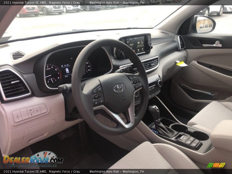 2021 Hyundai Tucson SE AWD Magnetic Force / Gray Photo #4