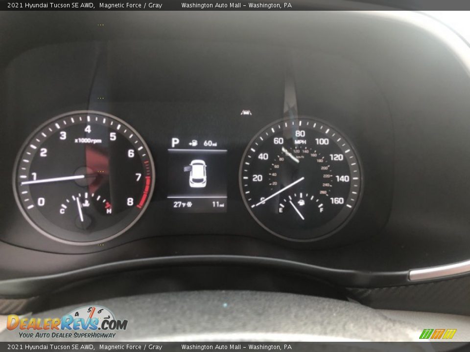 2021 Hyundai Tucson SE AWD Magnetic Force / Gray Photo #6