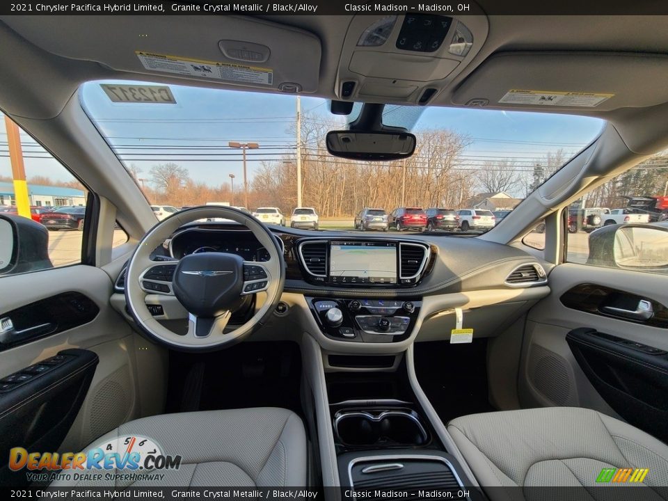 Black/Alloy Interior - 2021 Chrysler Pacifica Hybrid Limited Photo #6