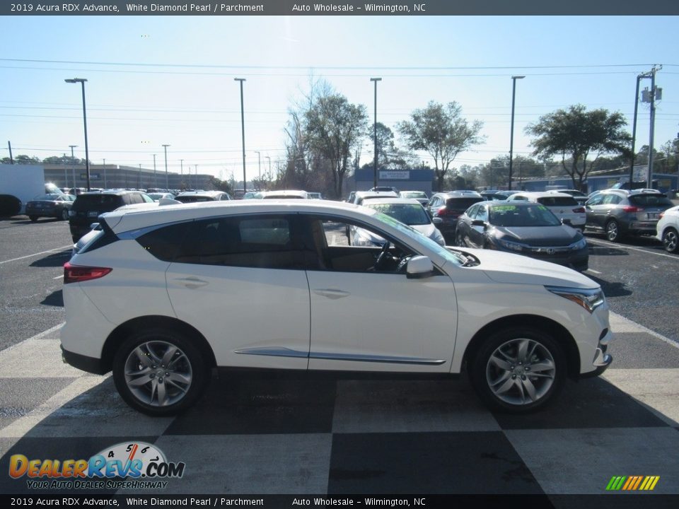 2019 Acura RDX Advance White Diamond Pearl / Parchment Photo #3