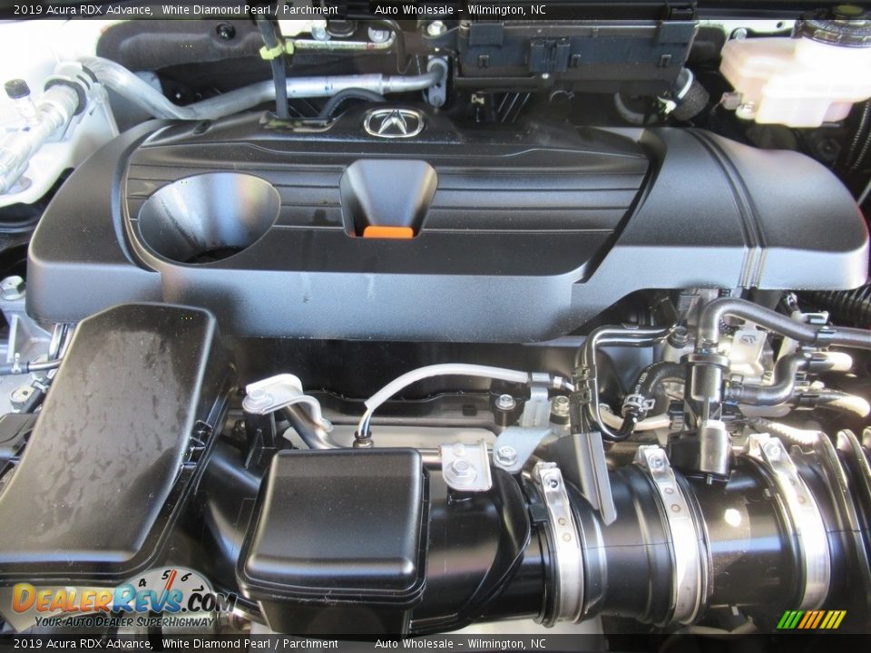 2019 Acura RDX Advance White Diamond Pearl / Parchment Photo #6