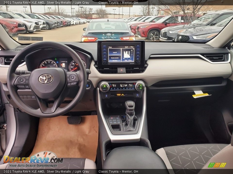 Dashboard of 2021 Toyota RAV4 XLE AWD Photo #4