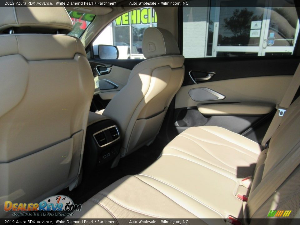 2019 Acura RDX Advance White Diamond Pearl / Parchment Photo #10