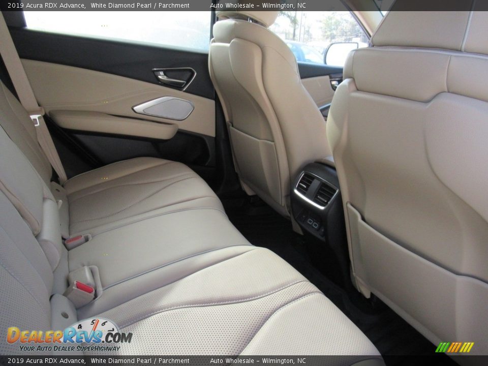 2019 Acura RDX Advance White Diamond Pearl / Parchment Photo #12