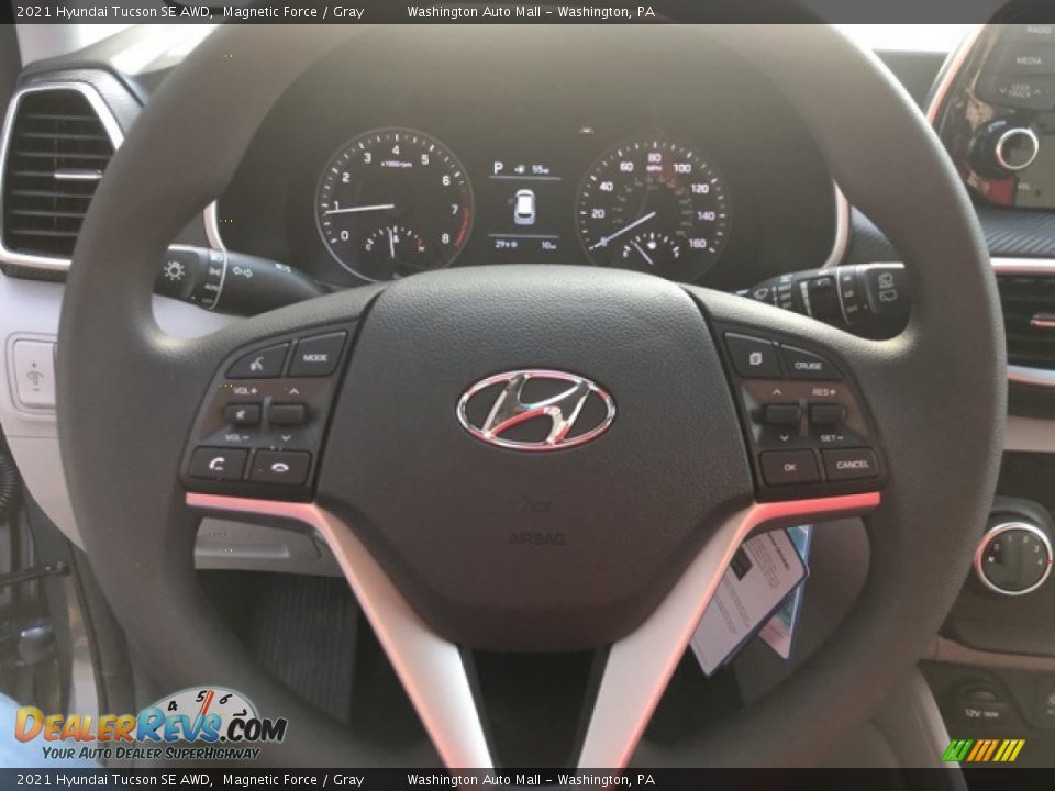 2021 Hyundai Tucson SE AWD Magnetic Force / Gray Photo #9