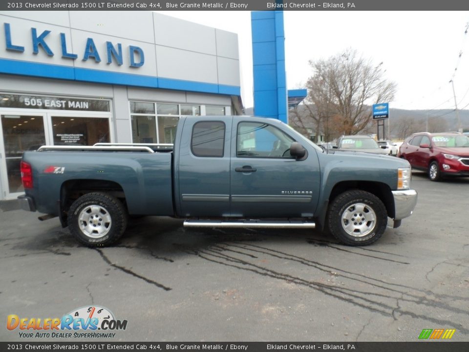 2013 Chevrolet Silverado 1500 LT Extended Cab 4x4 Blue Granite Metallic / Ebony Photo #5