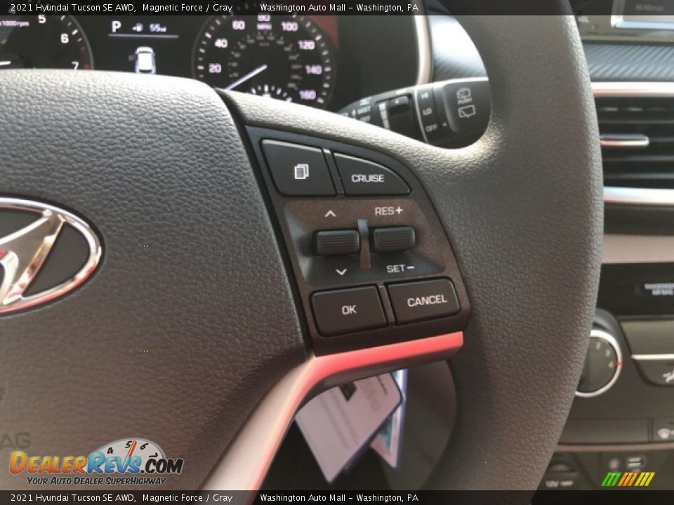2021 Hyundai Tucson SE AWD Magnetic Force / Gray Photo #11