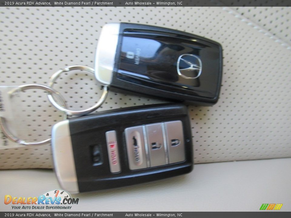2019 Acura RDX Advance White Diamond Pearl / Parchment Photo #20