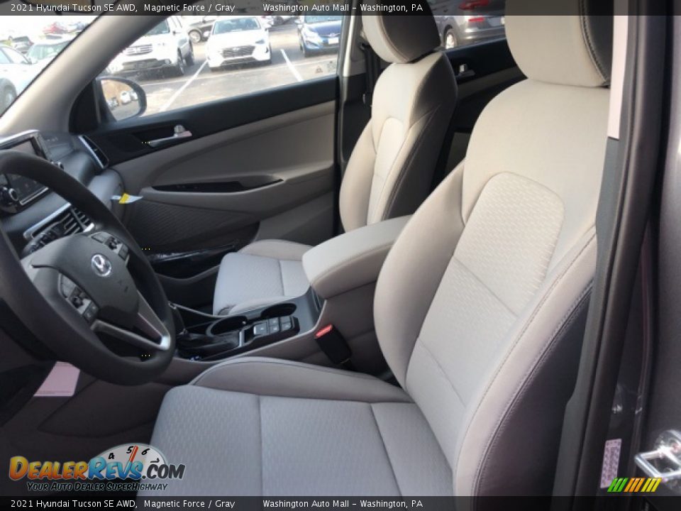 2021 Hyundai Tucson SE AWD Magnetic Force / Gray Photo #14
