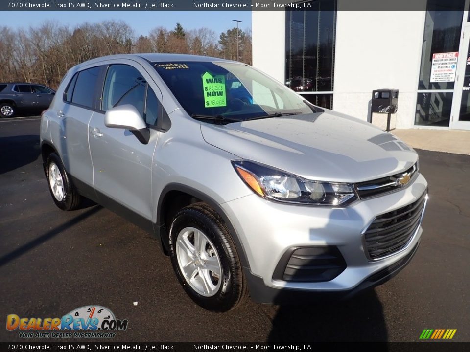 2020 Chevrolet Trax LS AWD Silver Ice Metallic / Jet Black Photo #8