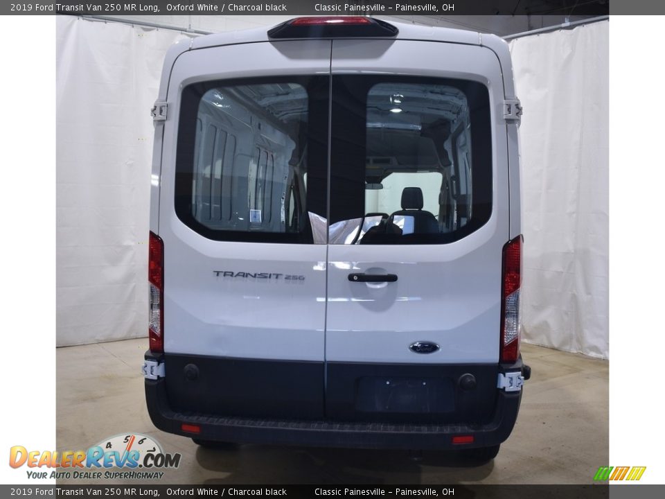 2019 Ford Transit Van 250 MR Long Oxford White / Charcoal black Photo #3