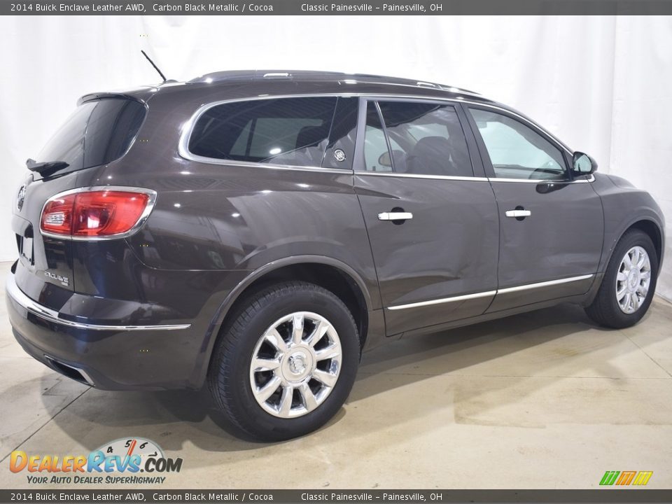 2014 Buick Enclave Leather AWD Carbon Black Metallic / Cocoa Photo #2
