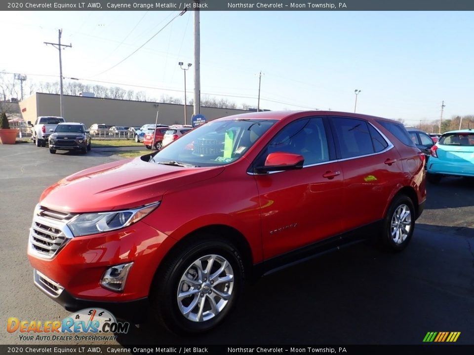 2020 Chevrolet Equinox LT AWD Cayenne Orange Metallic / Jet Black Photo #1