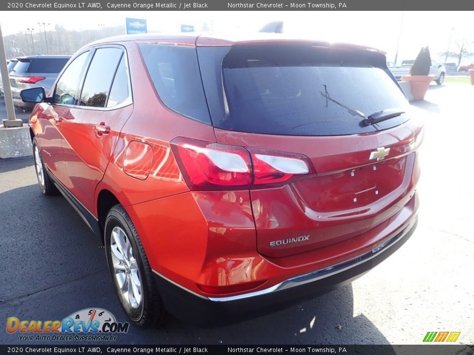 2020 Chevrolet Equinox LT AWD Cayenne Orange Metallic / Jet Black Photo #3