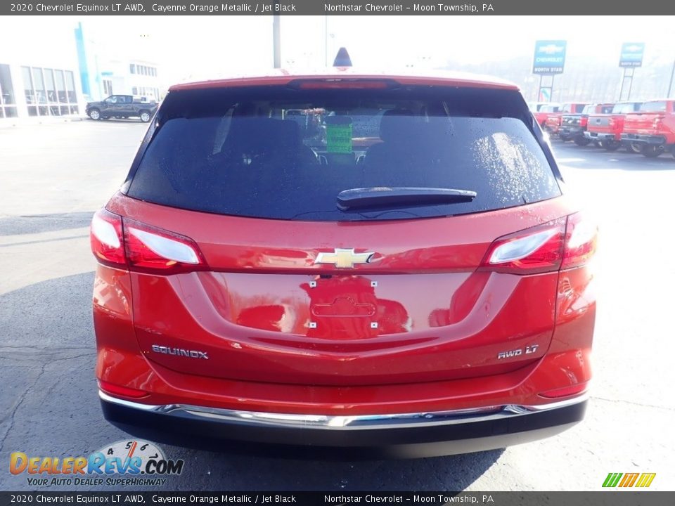 2020 Chevrolet Equinox LT AWD Cayenne Orange Metallic / Jet Black Photo #4