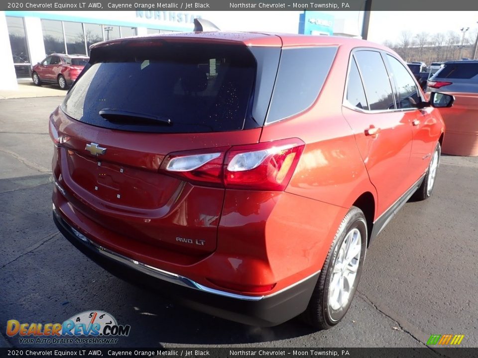 2020 Chevrolet Equinox LT AWD Cayenne Orange Metallic / Jet Black Photo #6