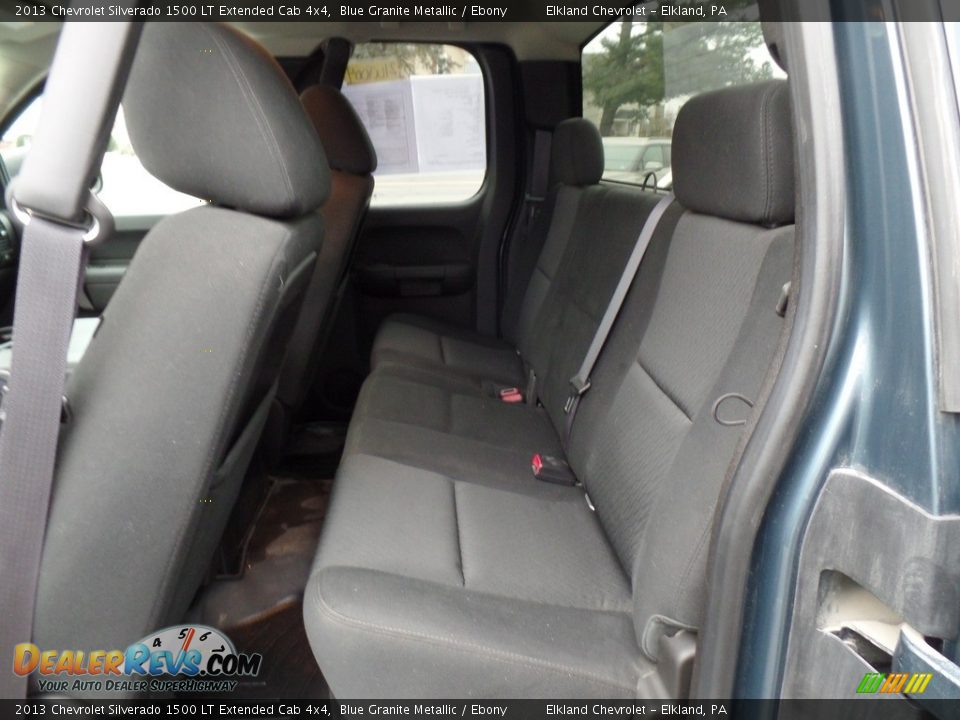 2013 Chevrolet Silverado 1500 LT Extended Cab 4x4 Blue Granite Metallic / Ebony Photo #29