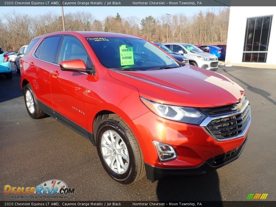 2020 Chevrolet Equinox LT AWD Cayenne Orange Metallic / Jet Black Photo #8