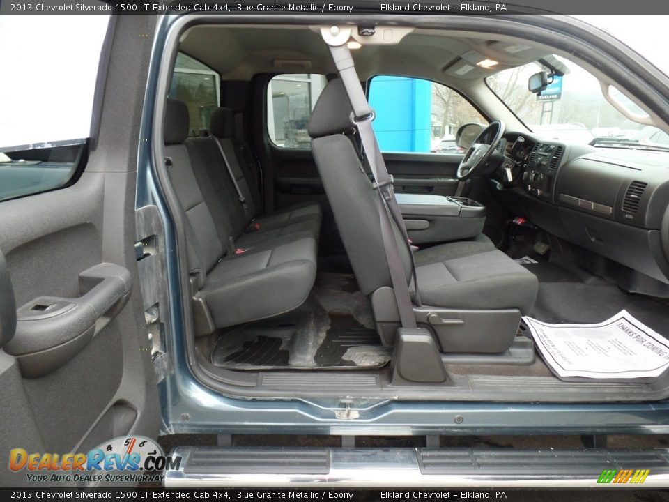 2013 Chevrolet Silverado 1500 LT Extended Cab 4x4 Blue Granite Metallic / Ebony Photo #31