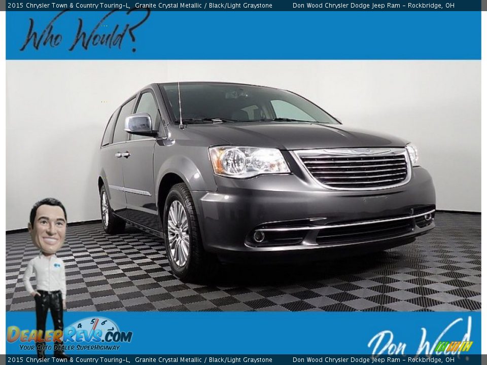 2015 Chrysler Town & Country Touring-L Granite Crystal Metallic / Black/Light Graystone Photo #1