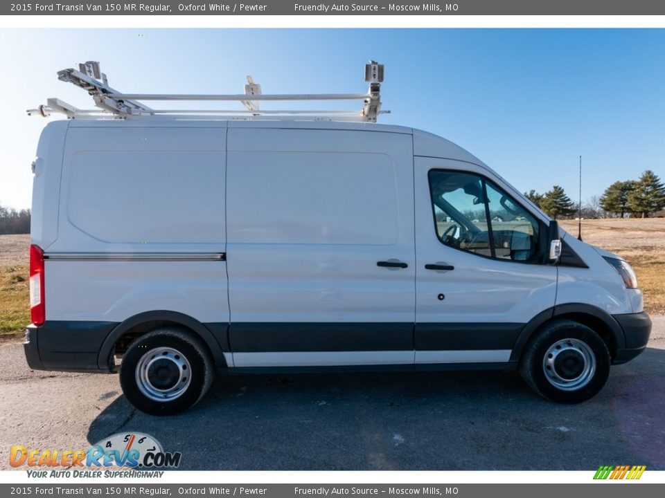 2015 Ford Transit Van 150 MR Regular Oxford White / Pewter Photo #3