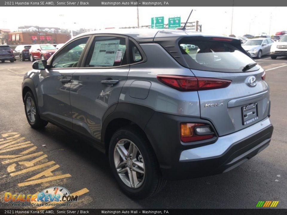 2021 Hyundai Kona SE AWD Sonic Silver / Black Photo #3