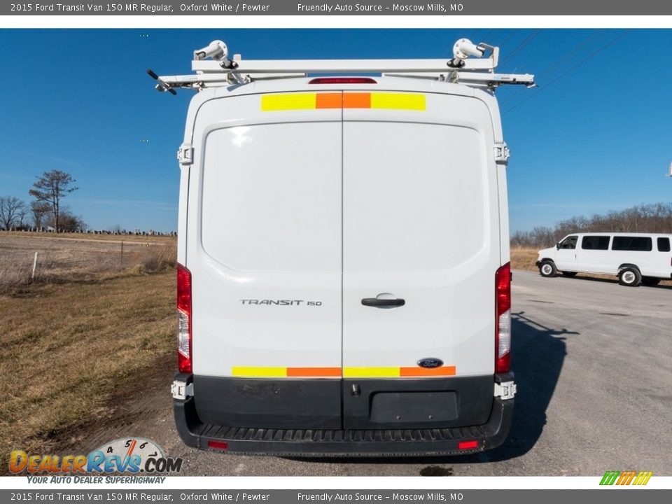 2015 Ford Transit Van 150 MR Regular Oxford White / Pewter Photo #5