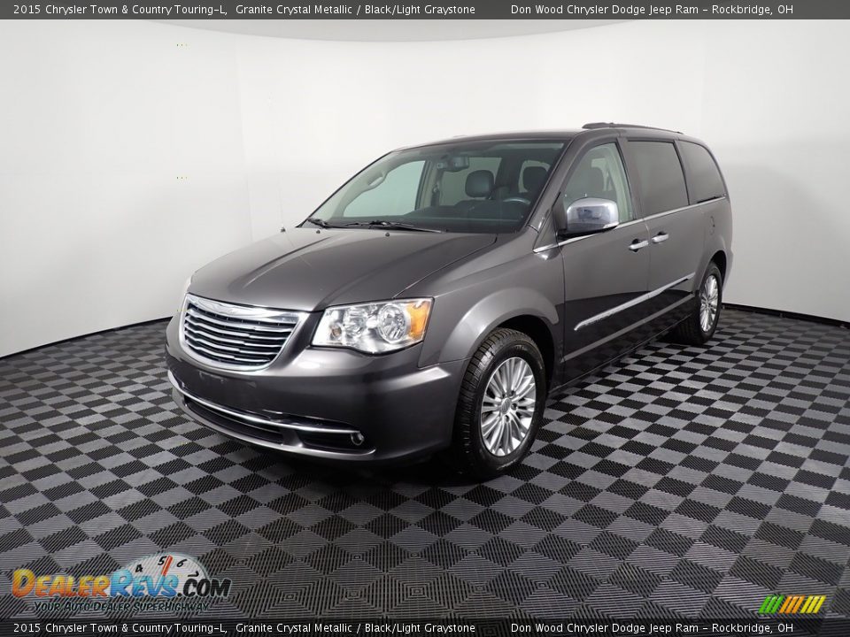 2015 Chrysler Town & Country Touring-L Granite Crystal Metallic / Black/Light Graystone Photo #9