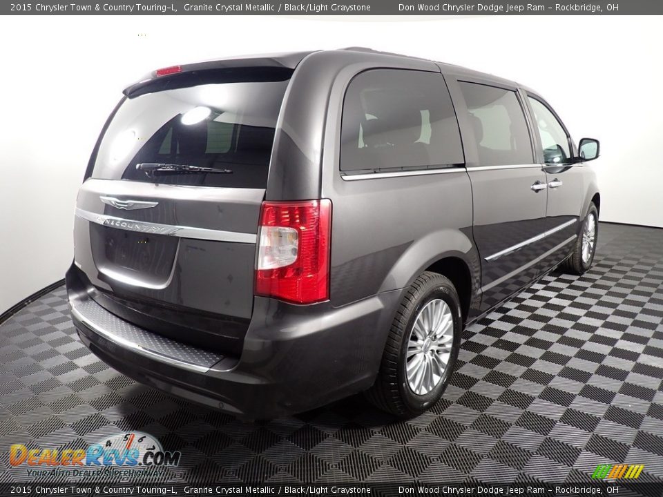 2015 Chrysler Town & Country Touring-L Granite Crystal Metallic / Black/Light Graystone Photo #19