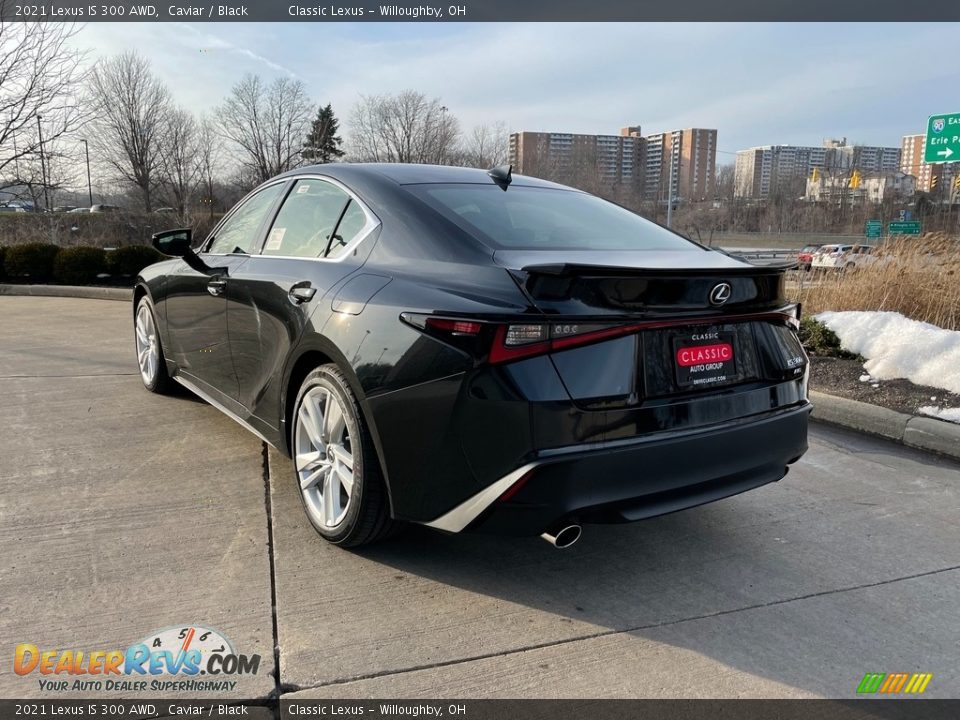 2021 Lexus IS 300 AWD Caviar / Black Photo #4